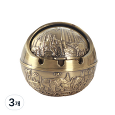 All Nine復古金屬菸灰缸 S, C金, 3個