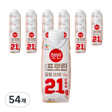 얼티브 cj제일제당 프로틴 햇반쌀밥맛, 250ml, 54개