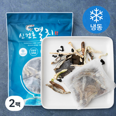 신건호멸치 국내산 5종 통원물 제주무 다시팩 (냉동), 15g, 20개입, 2개