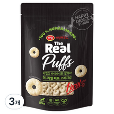 하림펫푸드 강아지 더리얼 퍼프 오리지널 대용량 간식, 오리지널맛, 85g, 3개 오리지널맛, 85g, 3개