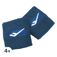 프로스펙스 테리 손목 밴드, 네이비, 4개