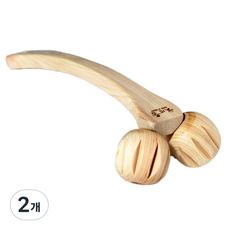 치드숲 편백나무 솔방울 다리 지압기, 2개