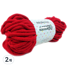 Soft King Kong幸福編織粗毛線, 654紅