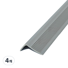 디트리 계단 모서리 논슬립 보호 테이프, 4개, 그레이