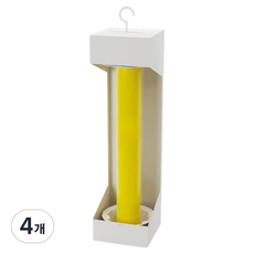 D-MANIC 黏性捕蠅陷阱 果蠅黏蠅棒, 4個, 1入