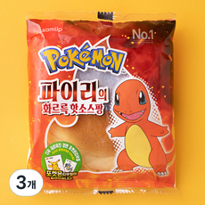 삼립 파이리의 화르륵 핫소스팡, 90g, 1개입, 3개