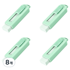 STAEDTLER 施德樓 滑動式自動鉛筆型橡皮擦, 粉彩綠, 8個