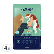 윌로펫 전연령 강아지 뉴트리탑 소프트 기능성 사료, 닭, 1.2kg, 4개 닭, 1.2kg, 4개
