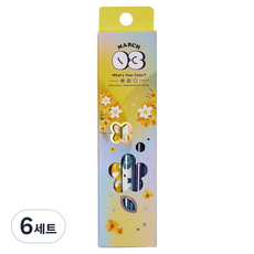 모나미 프러스펜 3종 세트, 3월, 6세트