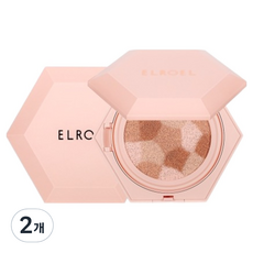 ELROEL 混合緊緻氣墊粉餅 SPF50+ PA+++ 12.5g, 21號, 2個