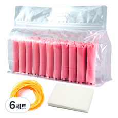 Cell Ribbon Hair Volume Roll Star Self Perm Ceramic Rod No. 1 Set, 單色, 6組