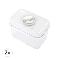 바퀜 진공 밀폐 멀티 컨테이너 Basic, 2개, 1L