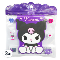 三麗鷗可愛口袋布貼便條紙, 酷洛米, 3個