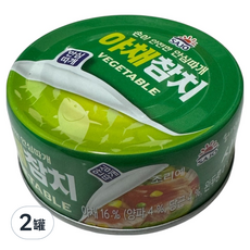 SAJO 鰹魚罐 蔬菜風味 綠色, 2罐, 100g