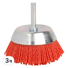 워크프로 나일론 컵브러쉬 75mm WP407016, 3개