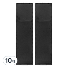 미소로운 다이어리 볼펜 홀더 L 18 x 4.5 x 0.5 cm, 블랙, 10개