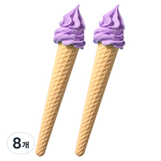 스위트 아이스크림 지우개, 퍼플, 8개