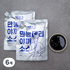 맨즈쿠킹 만능 데리야끼소스, 500g, 6개