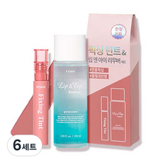 에뛰드 픽싱 틴트 5호 + 립앤아이 리무버 100ml 세트, 6개
