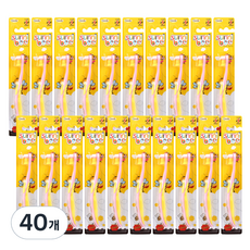 지앤마 써니비 키즈 유아 칫솔 1단계, 여아용, 1개입, 40개