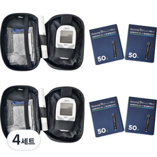 보령 케어터치 개인용혈당측정기 + 측정지 100p 세트, MM1000, 4세트