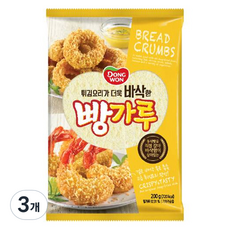 동원 빵가루, 3개, 200g