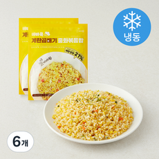 비바쿡 계란 곱빼기 중화볶음밥 (냉동), 300g, 6개