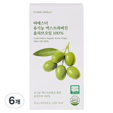 에스더포뮬러 여에스더 유기농 엑스트라버진 올리브오일 100%, 6개, 140g