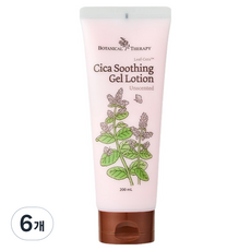 보타니컬테라피 시카 수딩젤 로션, 200ml, 6개