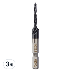 이엑스파워 드릴탭 M3 SUS EDT-03H, 3개