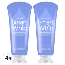 KWAILNARA 臉部護理智慧泡沫玻尿酸潔面乳, 225ml, 4個