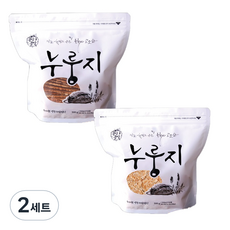 두미원 콩알콩알 The 고소한 현미 누룽지 500g + 백미 누룽지 500g, 2세트