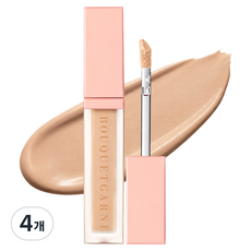 부케가르니 에어리 커버 핏 팁 컨실러 5.5g, 소프트 샌드, 4개