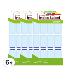 union plus 保護膜索引標籤 UL-2416BL 19 x 38 mm, 藍色, 6個