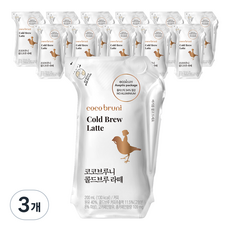 비락 코코브루니 콜드브루 라떼, 200ml, 36개