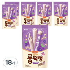 아이배냇 롱떡뻥, 18개, 30g, 블루베리맛