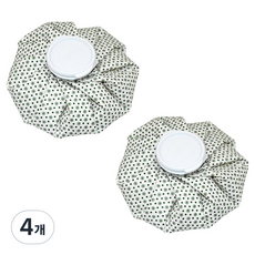 Sallimfit 冷熱兩用防水冰袋 熱敷袋 雪花 15cm, 4個