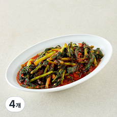 선도농협선장김치 아산맑은 열무김치, 1kg, 4개