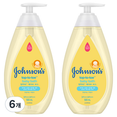 Johnson's 嬌生 嬰兒 洗髮沐浴露, 500ml, 6個