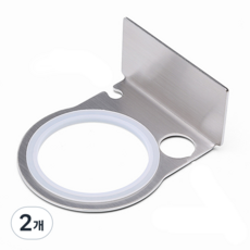 MEO免打孔不鏽鋼吹風機架置物架, 混色, 2個