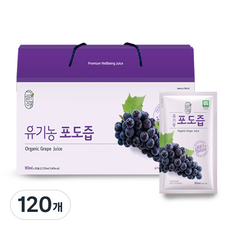 그린애 유기농 포도즙, 90ml, 120개