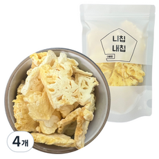 니칩내칩 동결건조과일 파인애플, 4개, 60g