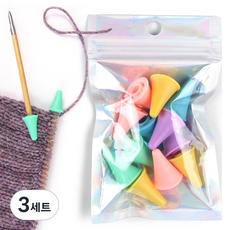 Sewing by hand 圓錐形大蒜保護套 大 12入組, 混合色, 3套
