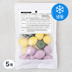 김재규우리떡연구소 굳지않는 3색 깨송편 (냉동), 500g, 1개입, 5개