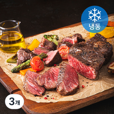 푸드장 골든 시즈닝 스테이크 (냉동), 380g, 3개