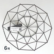 The Ippeum 鐵製多用途零食籃 多邊形, 黑色