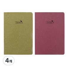 YOUNG ART Warm FLOWER 設計筆記本, 隨機出貨, 4個