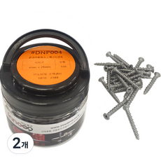 Innotime 混凝土螺絲 皿頭 Delta塗層 DNP004 4 x 25 mm, 2個