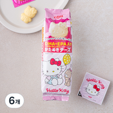 QBB 헬로키티 모양치즈, 10g, 3개입, 6개