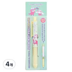 三麗鷗 大耳狗喜拿 蠟筆小新 120M 自動鉛筆 巧克比, 0.5mm, 4個